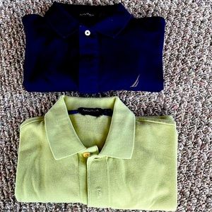 Two Nautical Polo Shirts